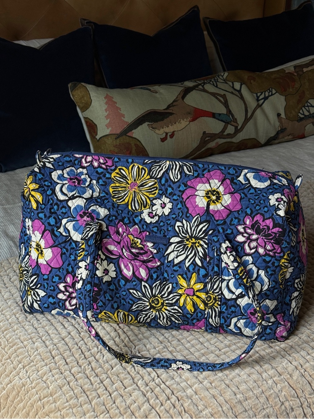 Vera Bradley African Violet retired duffel